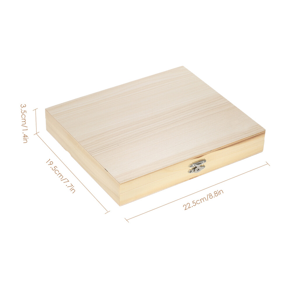 Microscope Slides Storage Holder 100PCS Wooden Box Storage New I4B0