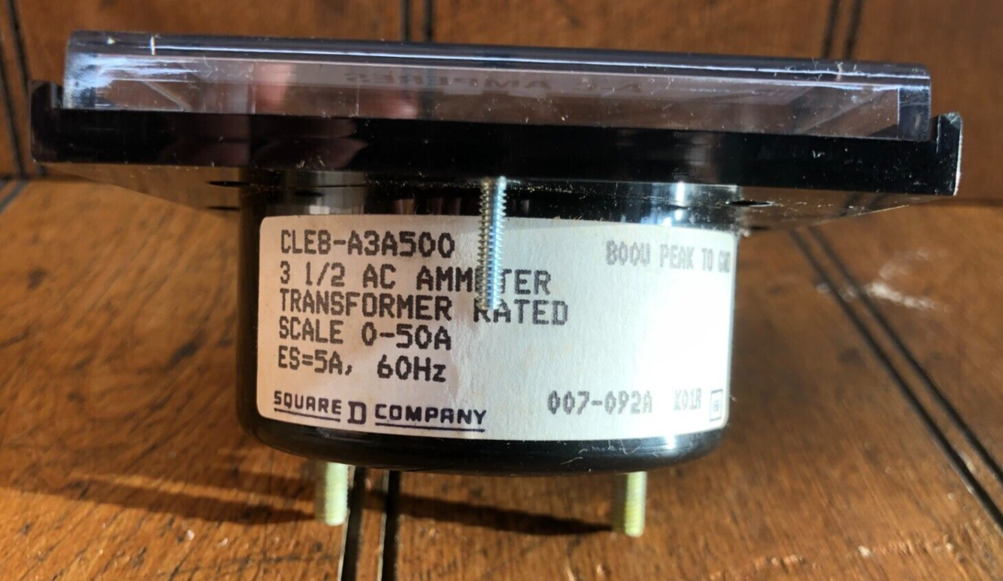 Panel Meter 3 1/2 AC Meter CLE8-A3A500 50173 Square D Company