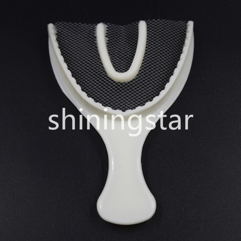 50 Pcs Dental Disposable Impression Bite Registration Triple Trays, All Size
