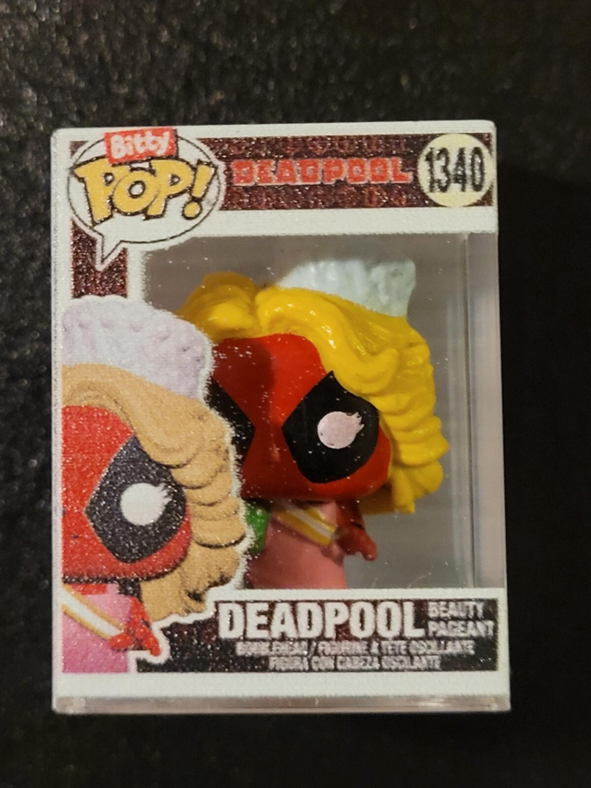 FUNKO DEADPOOL BITTY POP  "BEAUTY PAGEANT " #1340 SHORT PRINT CHASE!!!