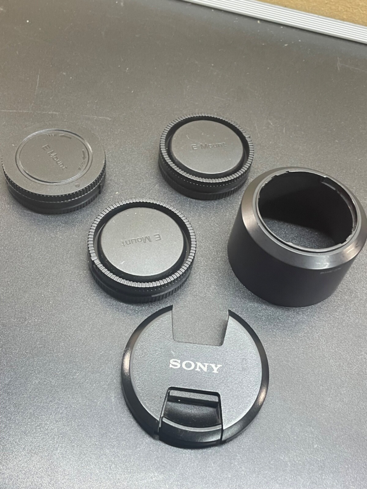 Sony Bundle Lot Cap E Mount cases and ACL SH116 see pics