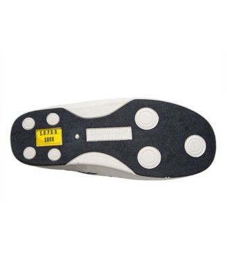 DEER STAGS Mens Black Spike Round Toe Slip On Slippers 12 M