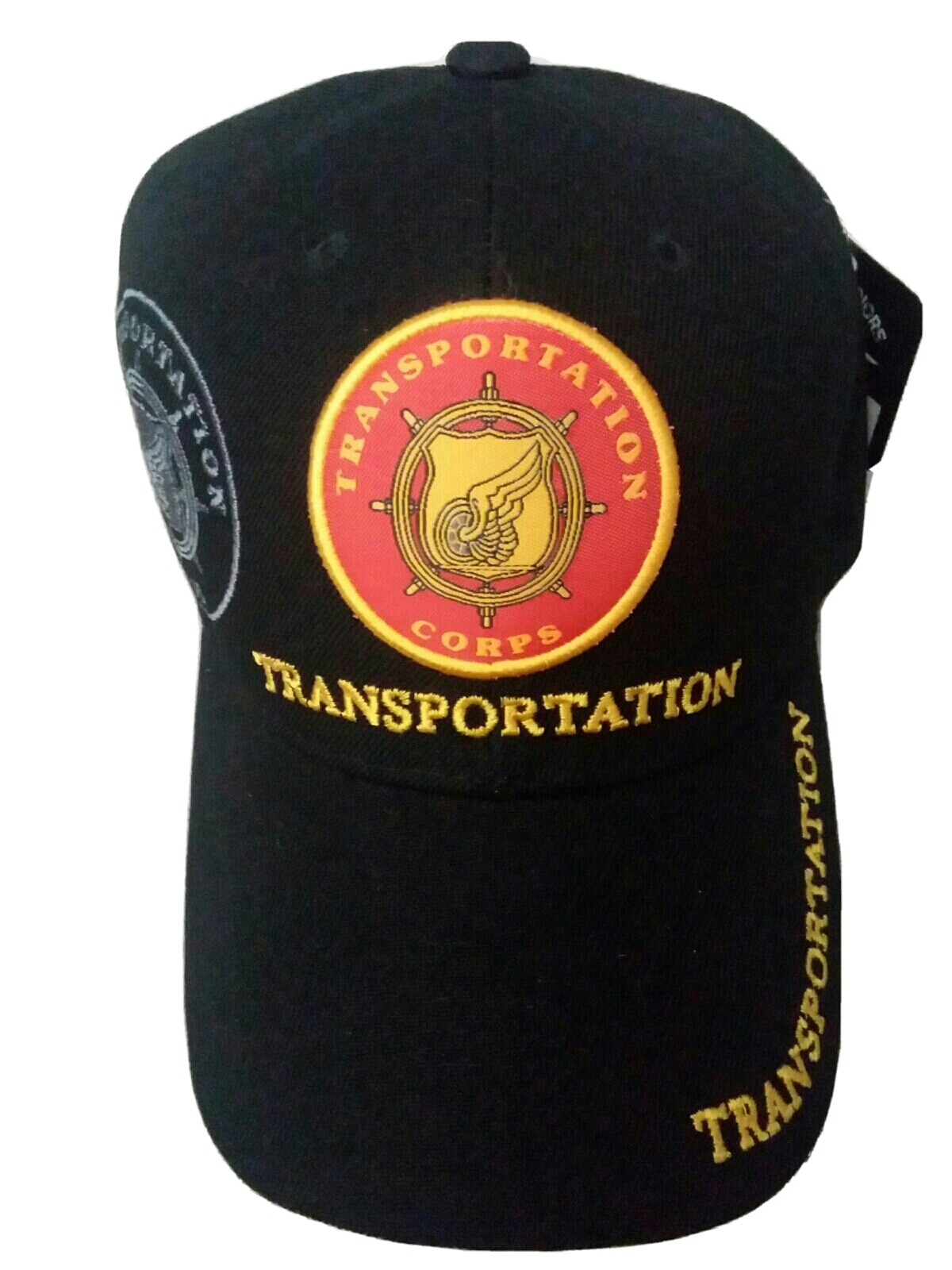 Transportation US Army Hat New Military Embroidered Black Baseball Cap Acrylic