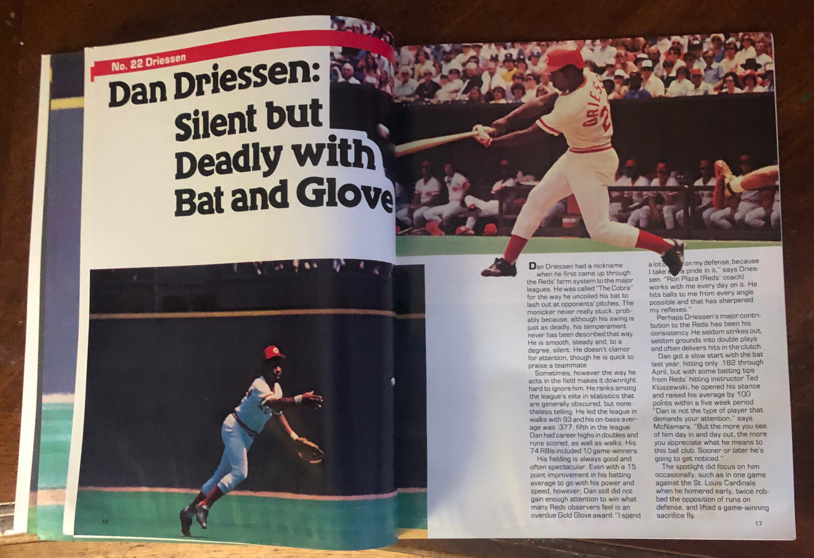 1981 Cincinnati Reds Official Yearbook