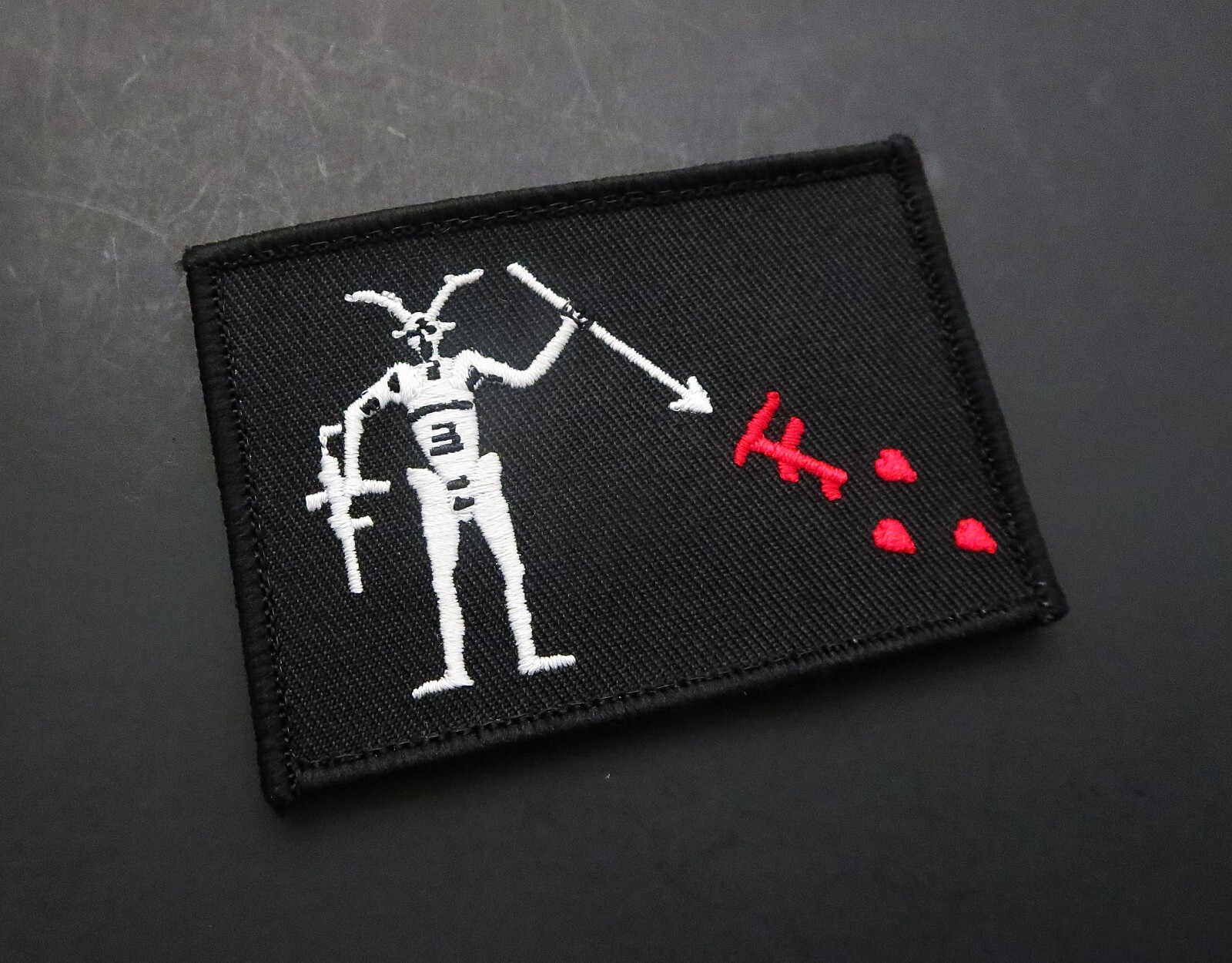 *AUTHENTIC FORWARD OBSERVATIONS GROUP 2x3 SMALL SIZED BLACKBEARD QUEEN ANN PATCH