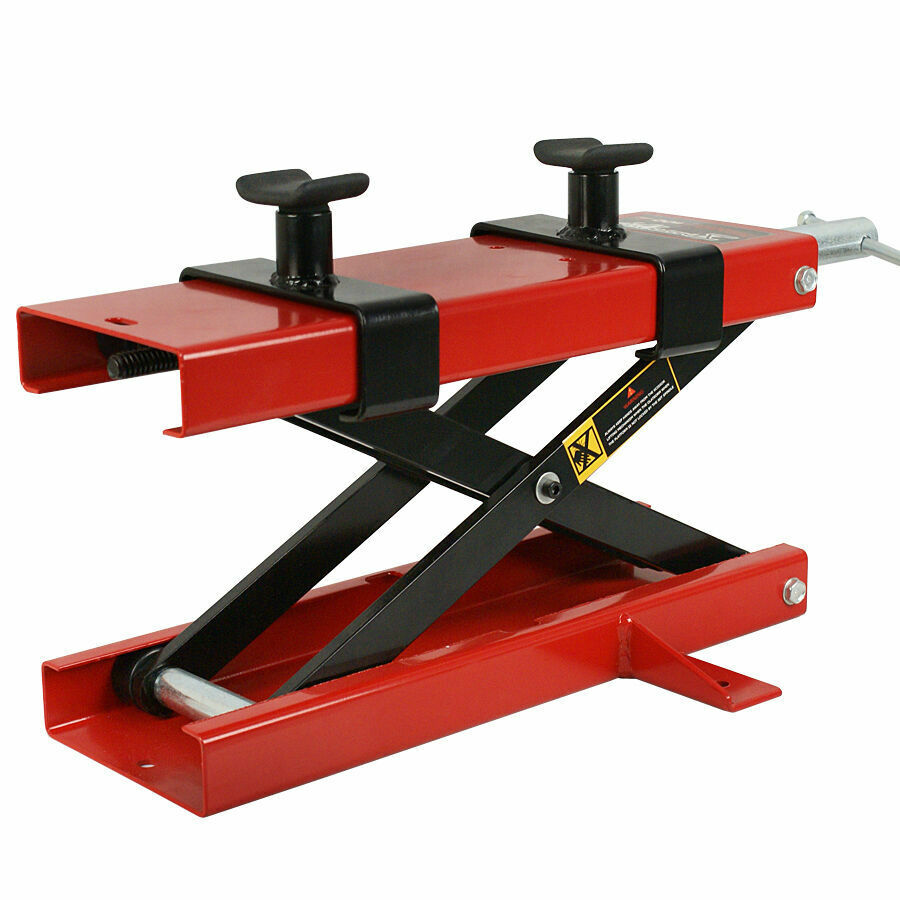1100LB Mini Motorcycle Scissor Lift Hoist Stand Lift Dirt Bike ATV Scissor Jack
