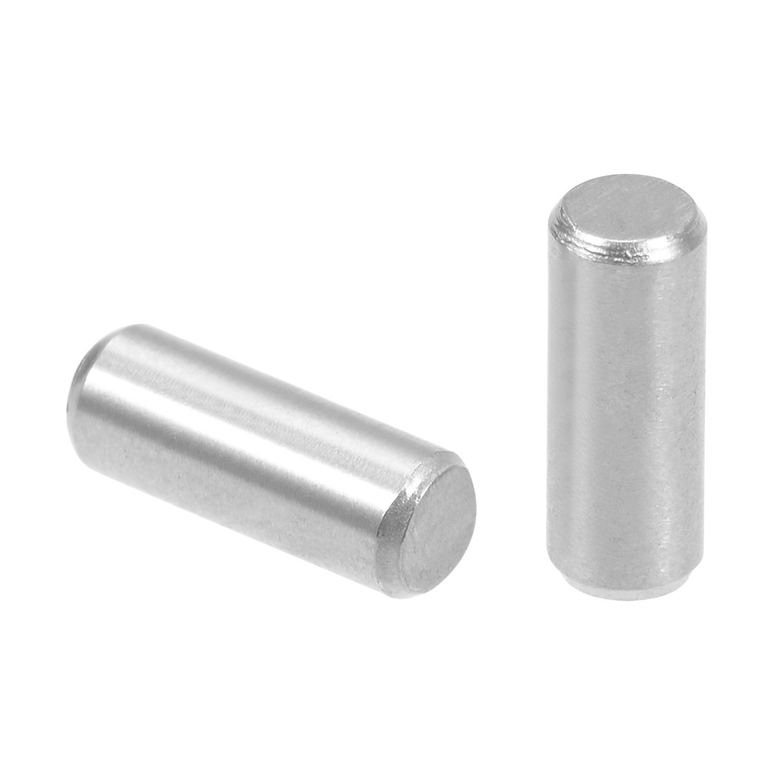 50Pack 3mm x 8mm Dowel Pin 304 Stainless Steel Shelf Support Pin Silver Tone