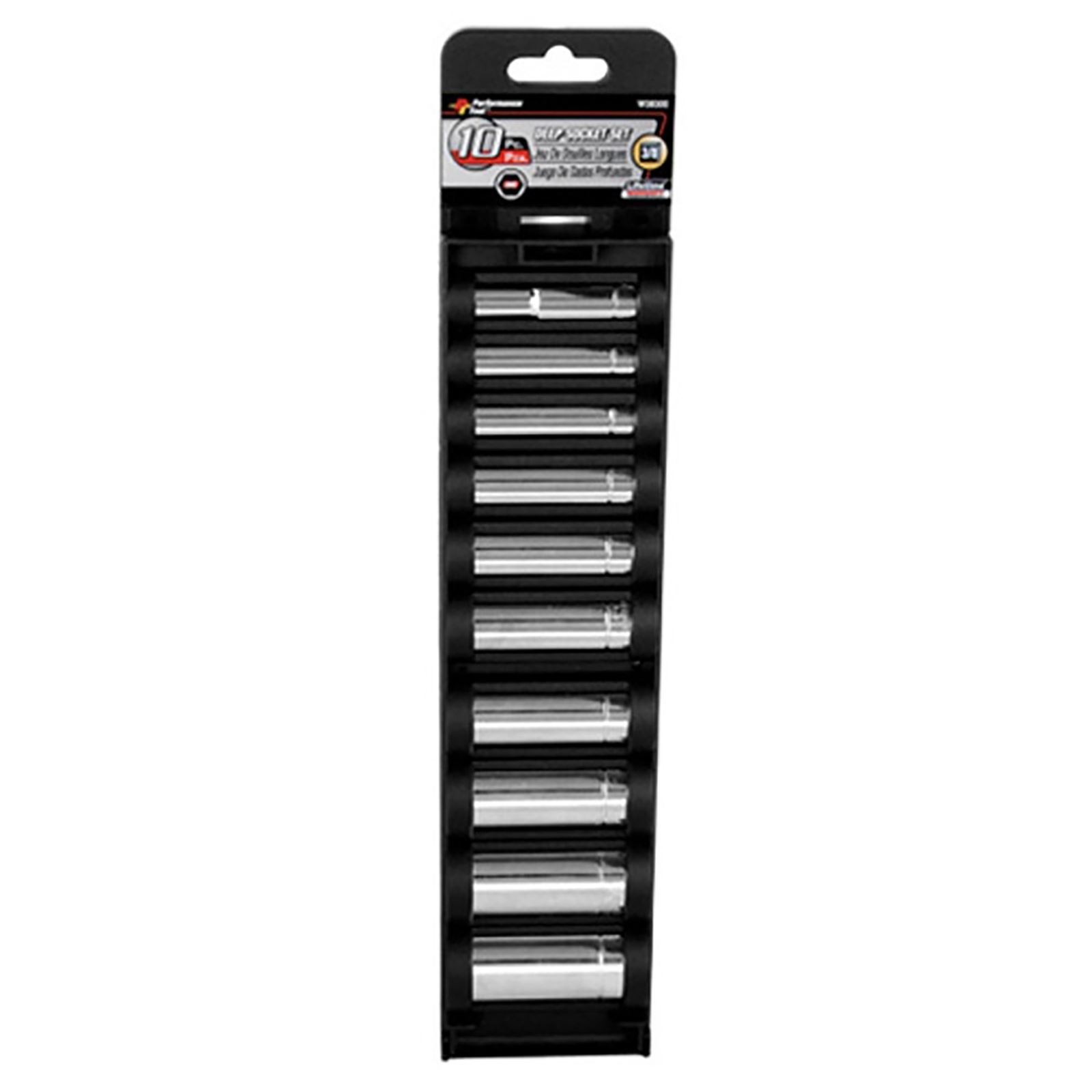 Performance Tool 3/8" DR SAE DW Socket Set - 10-Piece W38300