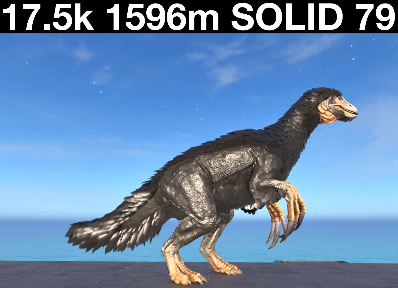 1596 Melee Solid 79 Theri TOP STATS Ark Survival Ascended ASA PVE