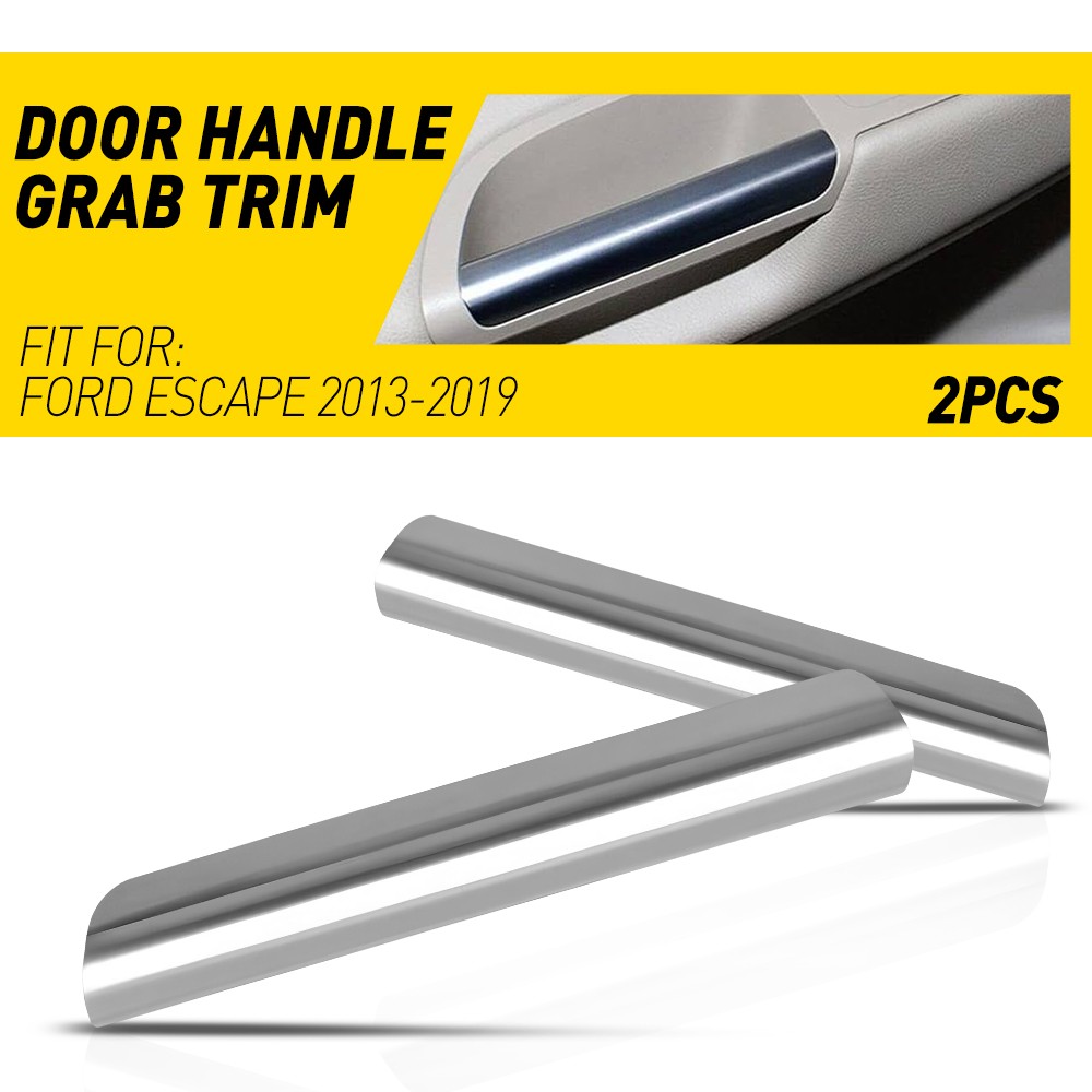 Front Interior Armrest Door Handle Pull Trim Grab Fit Ford Escape 2013-2019 2018