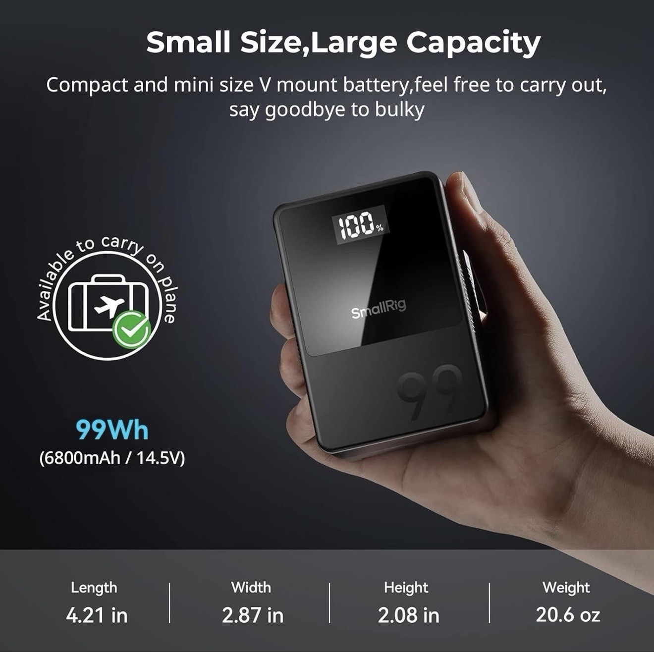 SmallRig VB99 Mini Mount Battery