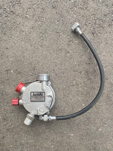 Vintage U. S. Divers SurvivAir SCBA Regulator Diaphragm