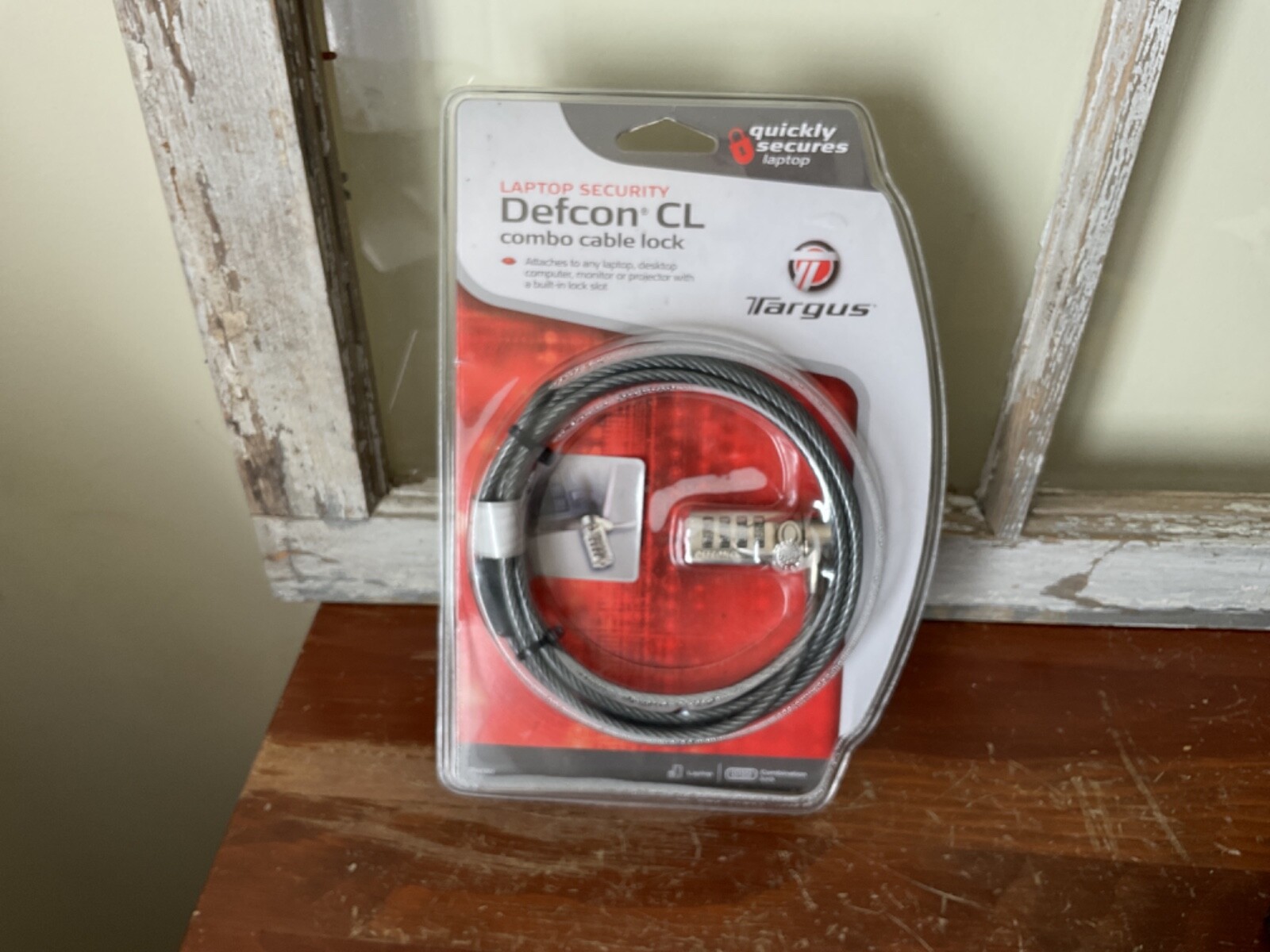 Targus Defcon CL 6.5 Foot Laptop/Notebook Combo Cable Lock - New in Box