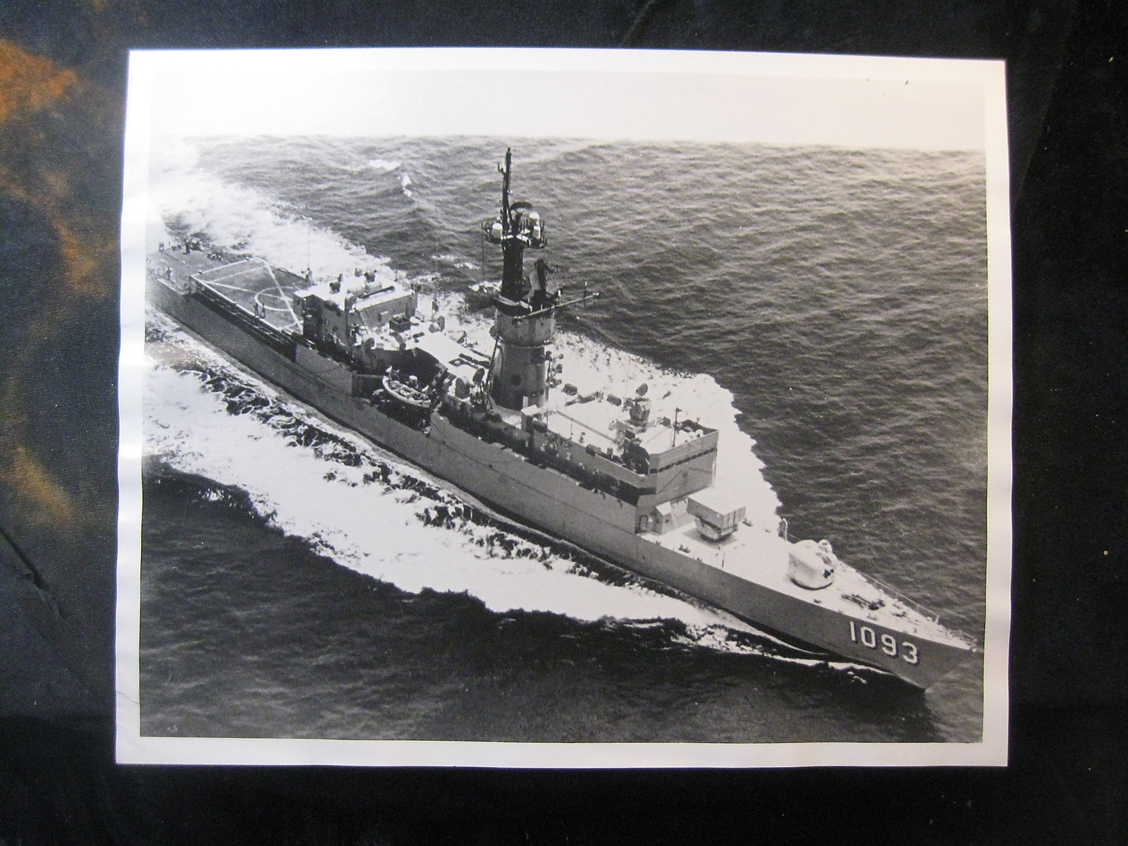 Vintage US Navy 8 x 10 Press Paper Photo USS Capodanno FF-1093 1977 563