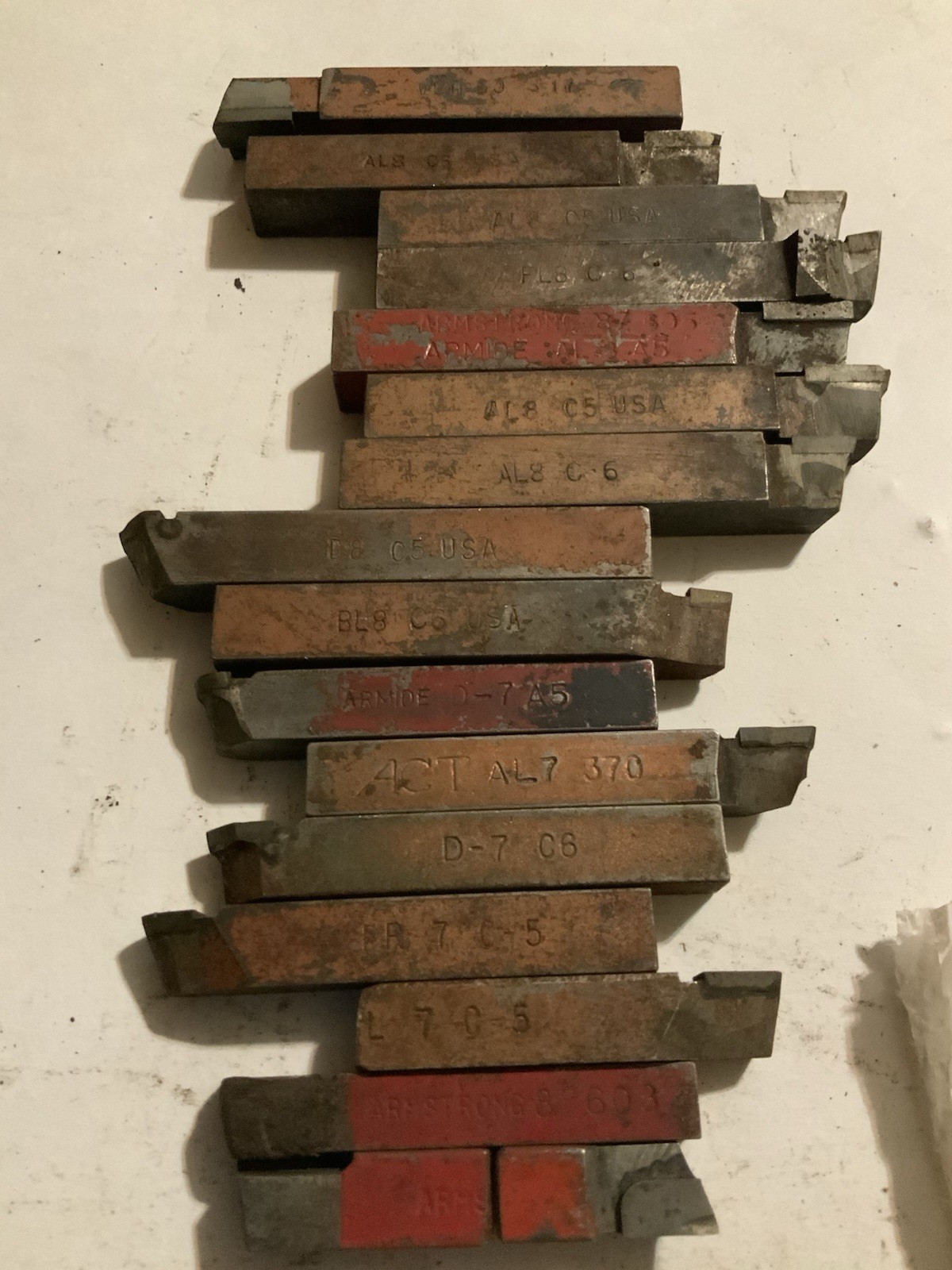Vintage Lathe Tool Cutting Bit Lot of 15 Various Brands