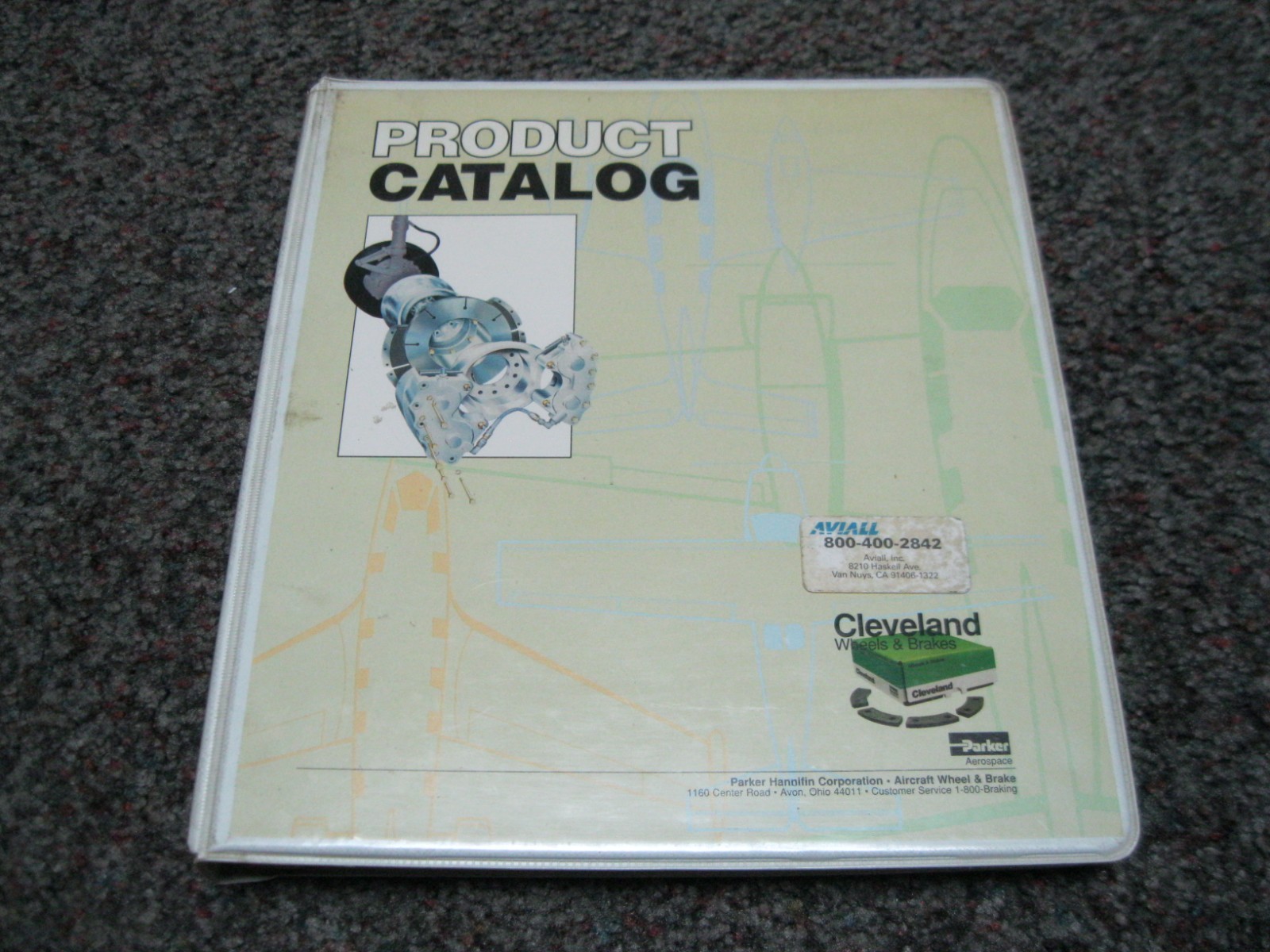 USED Parker / Cleveland Wheels Brakes Binder Product Catalog Aerospace