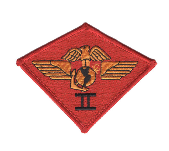 3.87" 2ND MARINE CORPS AIRCRAFT WING EMBROIDERED PATCH
