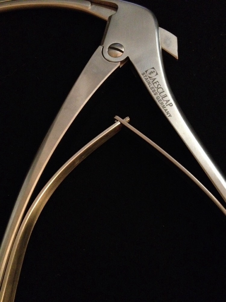 NEW AESCULAP Rongeur Curved Down Kerrison-Costen 5" Long