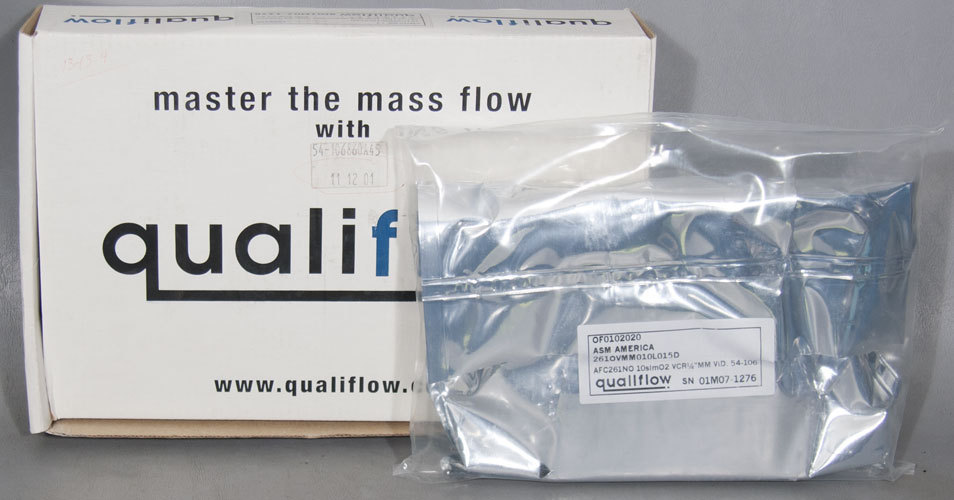 NEW Qualiflow AFC 261 O2 10 slm Mass Flow Controller MFC ASM PN: 54-106860A45