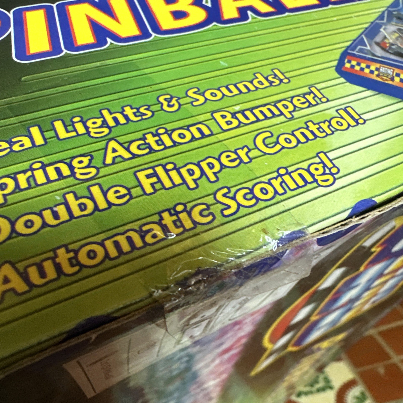 Racing Pro Pinball Machine – Vintage, New in Box