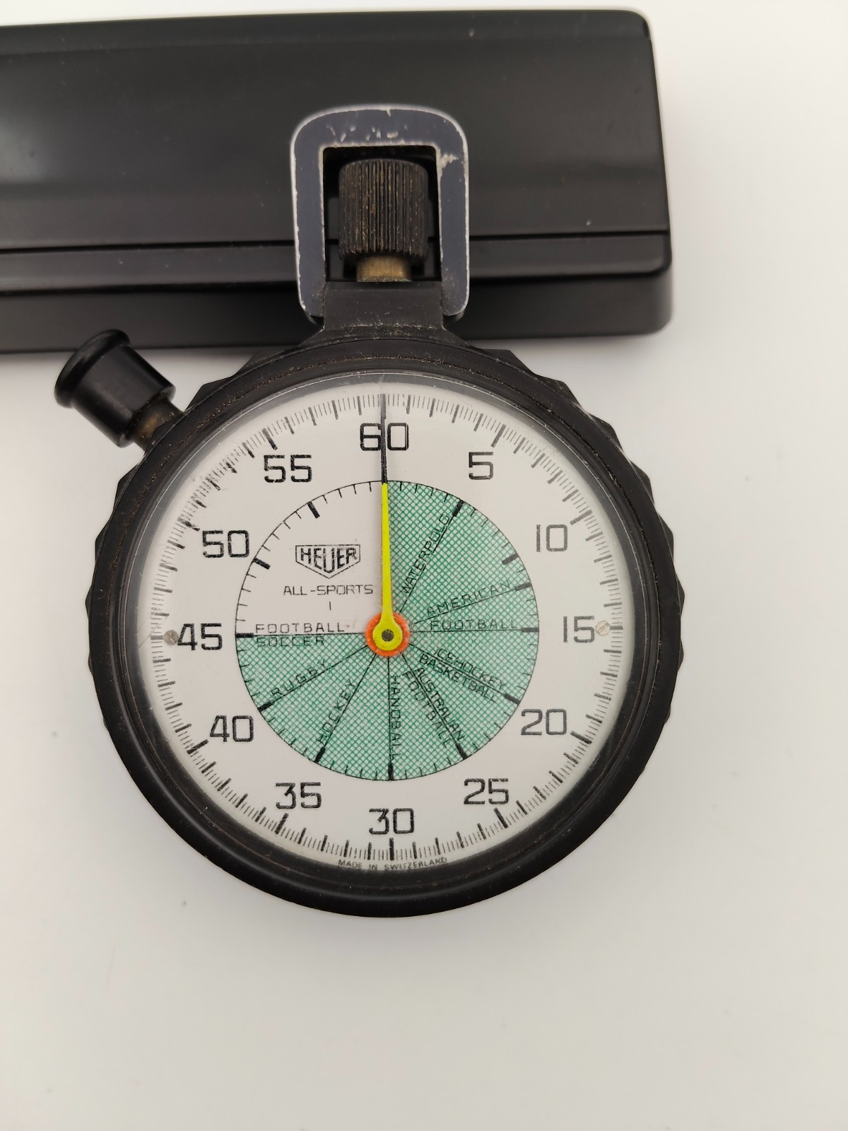 Vintage Heuer Stopwatch - ALLSPORTS classic - Heuer All Sport Stopwatch Runs -AF