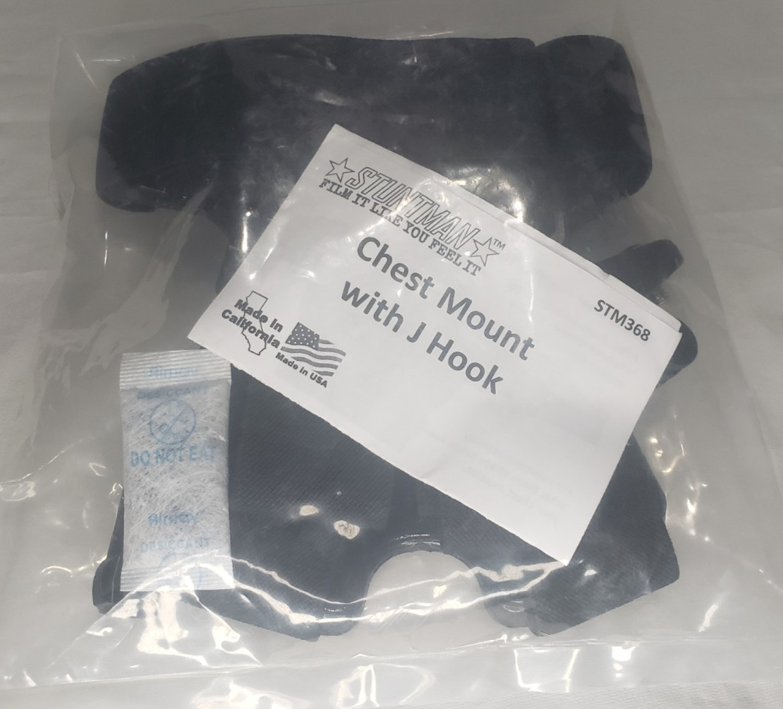 STUNTMAN High Stability Chest Mount with J Hook for Action Cameras