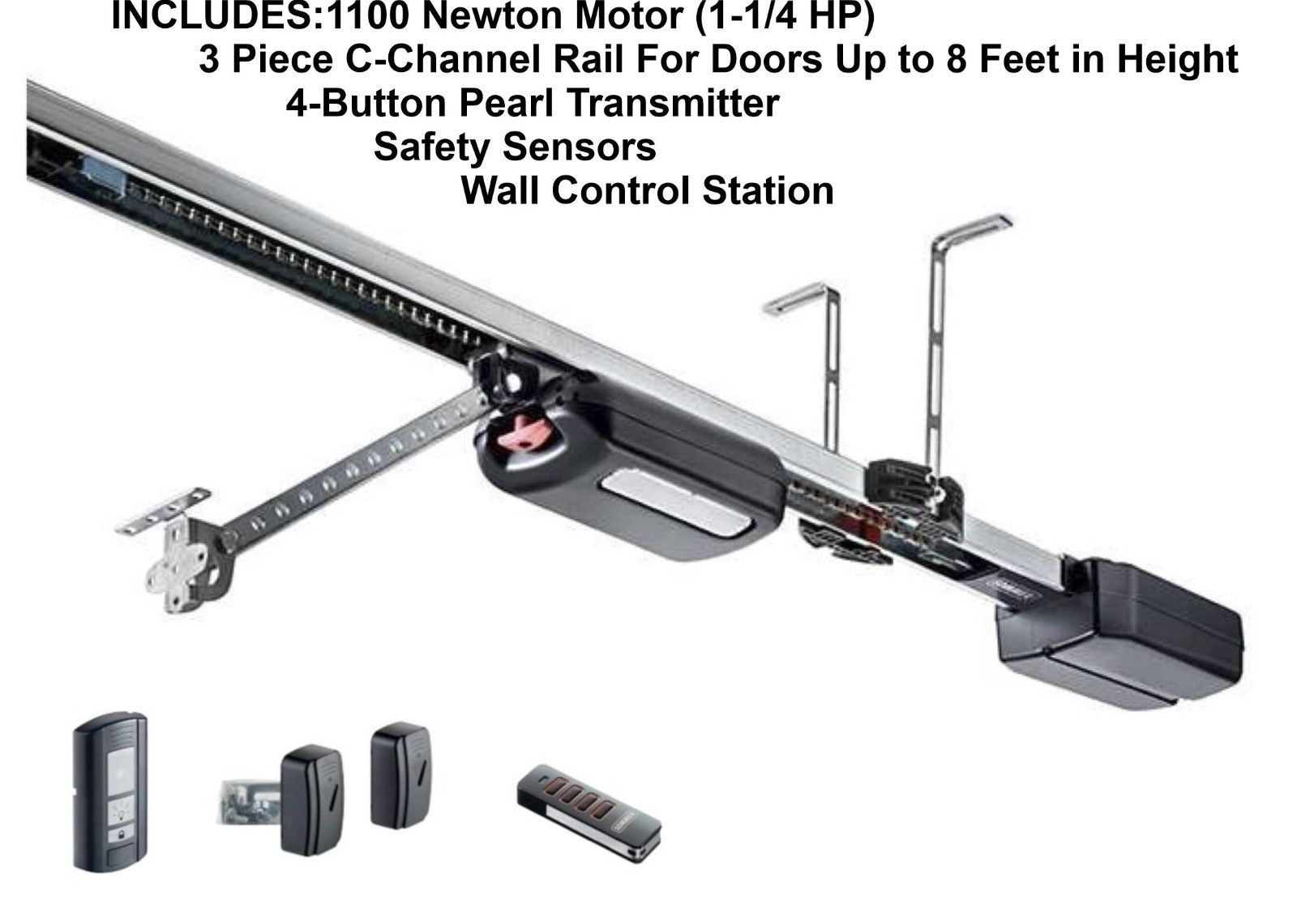 Sommer 2110 evo+ 1-1/4HP 1100N Direct Drive Garage Opener for 7' Door S10254