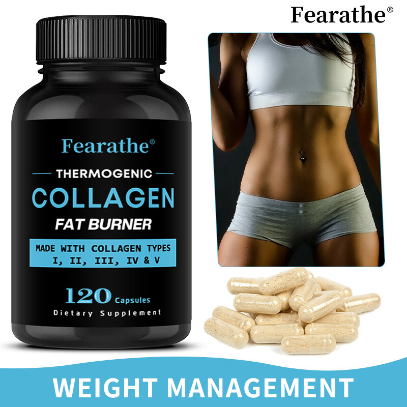 Thermogenic Collagen Fat Burner Promotes Burn Fat Helps Suppress appetite
