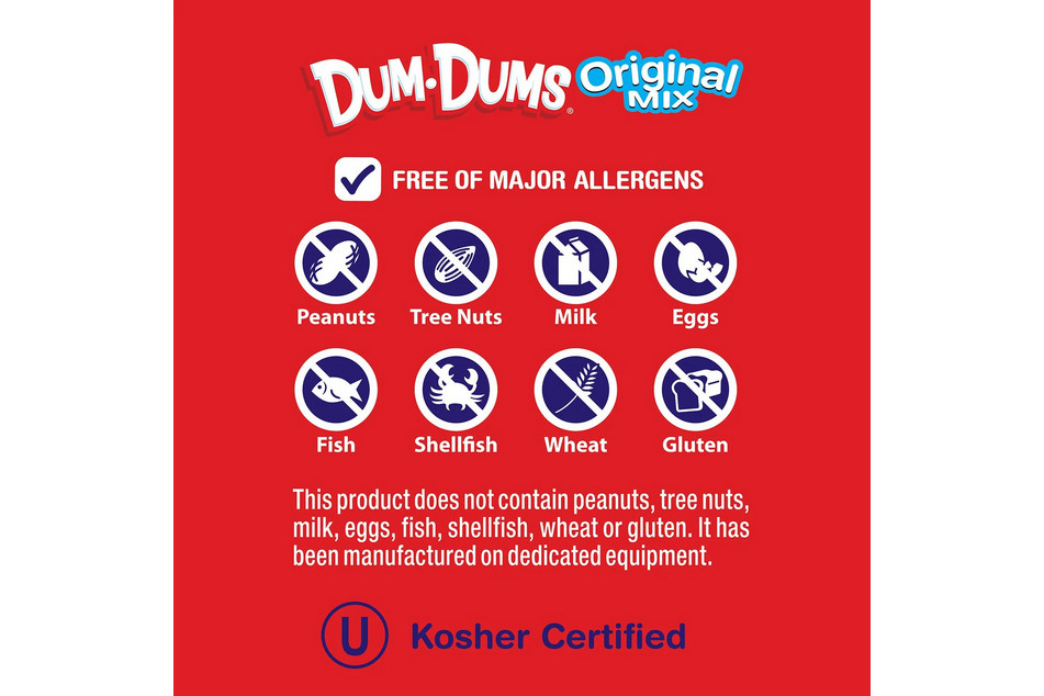 Dum Dum Original Mix Pops 500 Count Bulk Assorted Flavored Lollipops