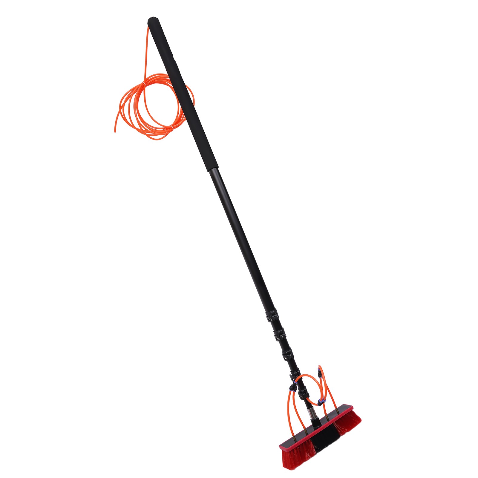 Outdoor Water Fed Brush 24ft Water Fed Pole Solar Panel Window Cleaning Tool