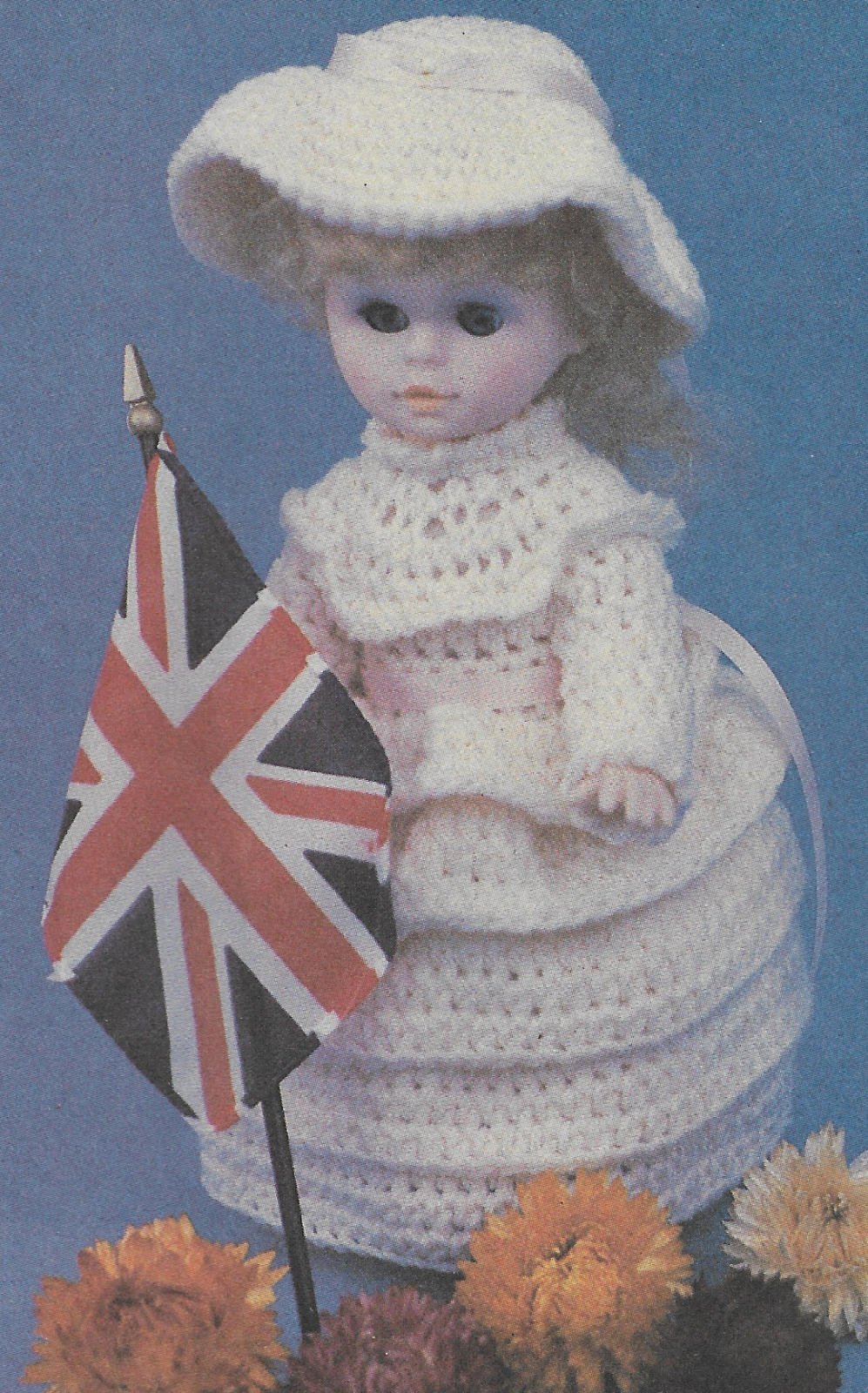 Miss England Doll Costume crochet pattern instructions