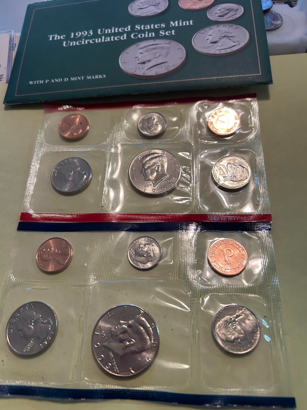 1993 U S Mint Set P & D Mints Beautiful Set Uncirculated