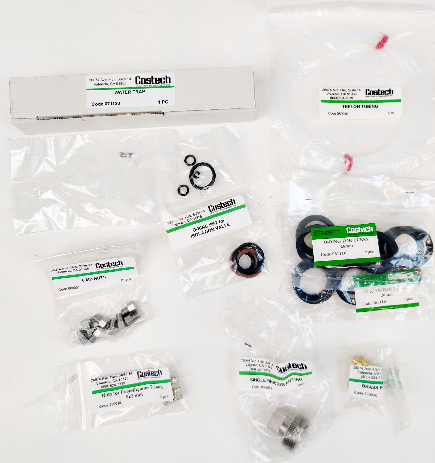 Costech 061110 Thermo EA 1112 Flash 2000 CHNS-O Analyzer Hardware KIT NEW