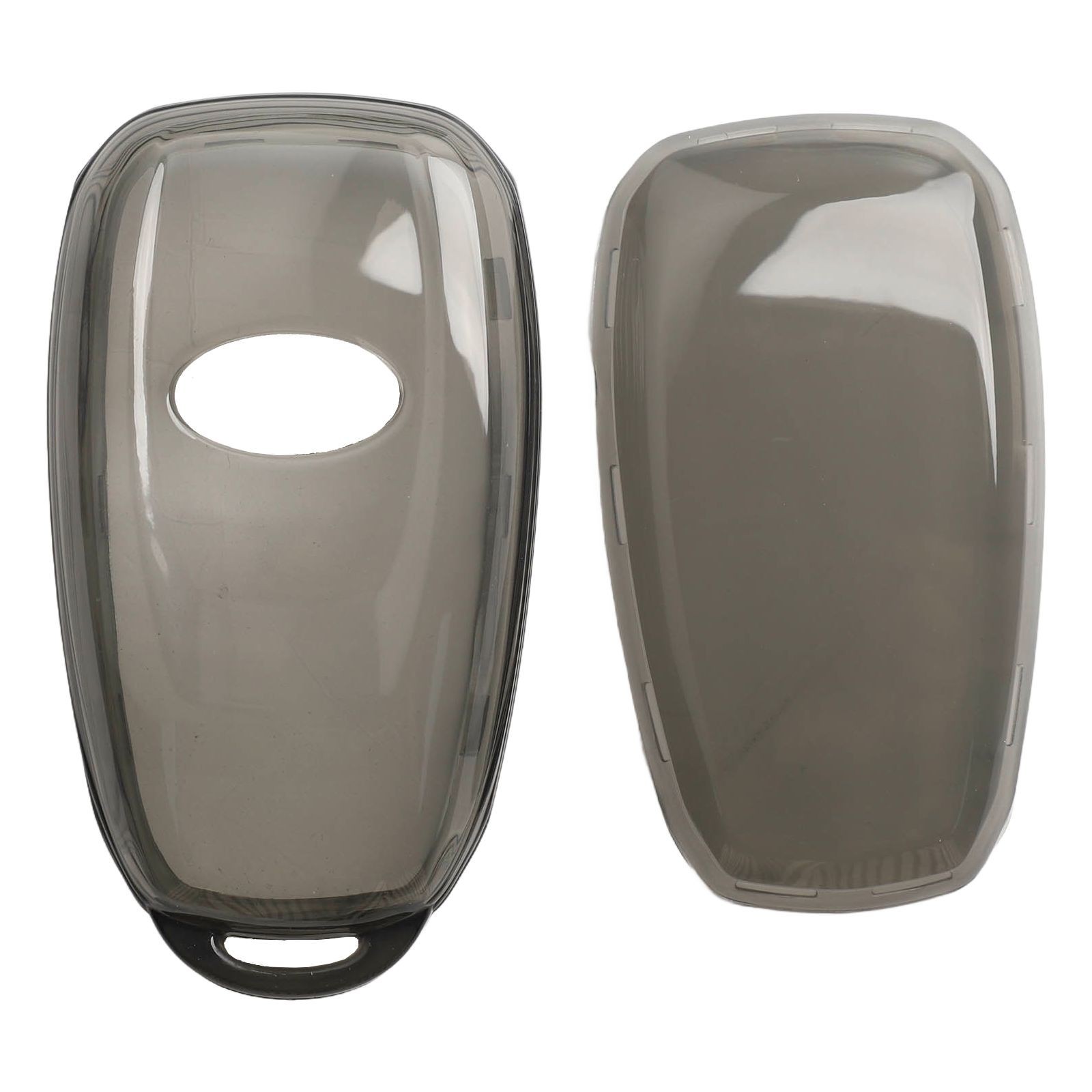 Transparent Black Key Case for Forester 20152024 with Push Button Start