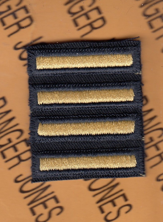 US Army Combat Overseas Service Bars 24 months OSB MALE DRESS BLUES ~1.25" patch