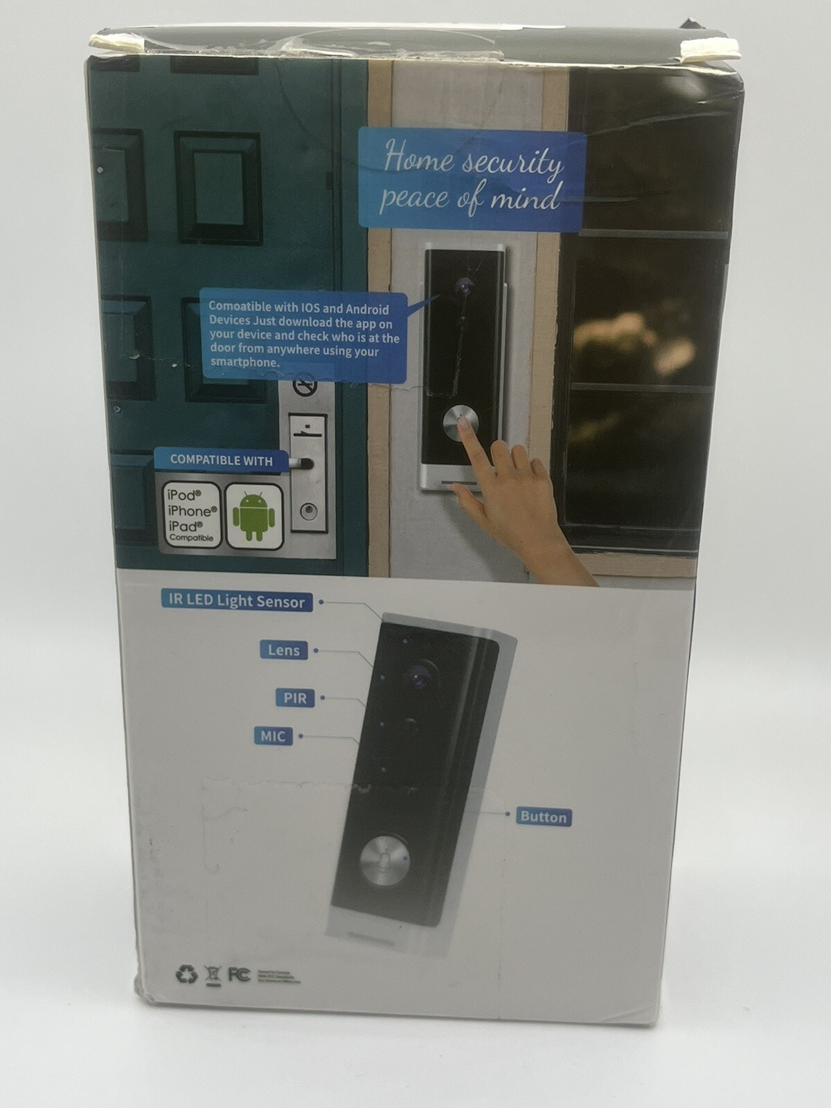 Vasette Smart-Wifi Doorbell Camera Long Distance Transmision