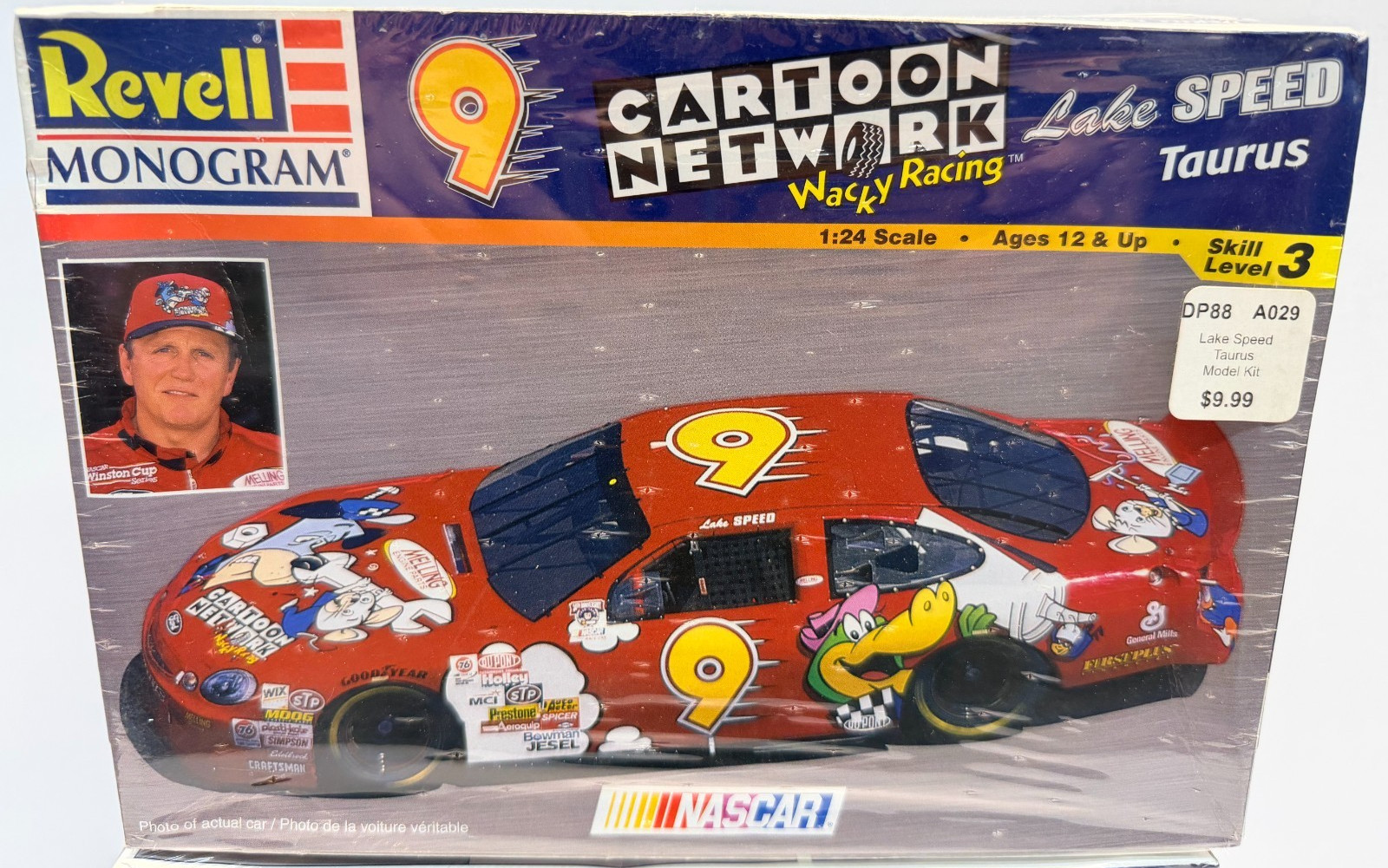 Revell 1:24 #9 Lake Speed Cartoon Network Wacky Racing Ford Taurus Sealed Model