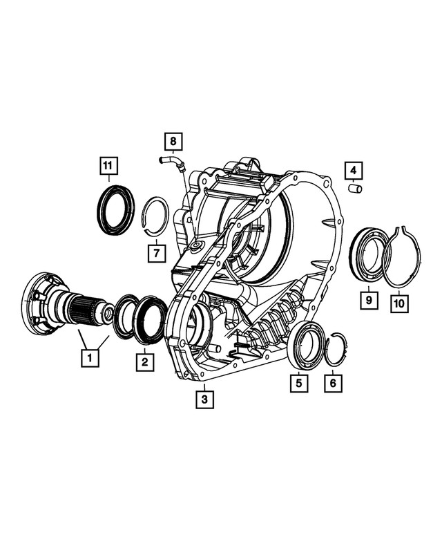Genuine Mopar Snap Ring 5143751AA