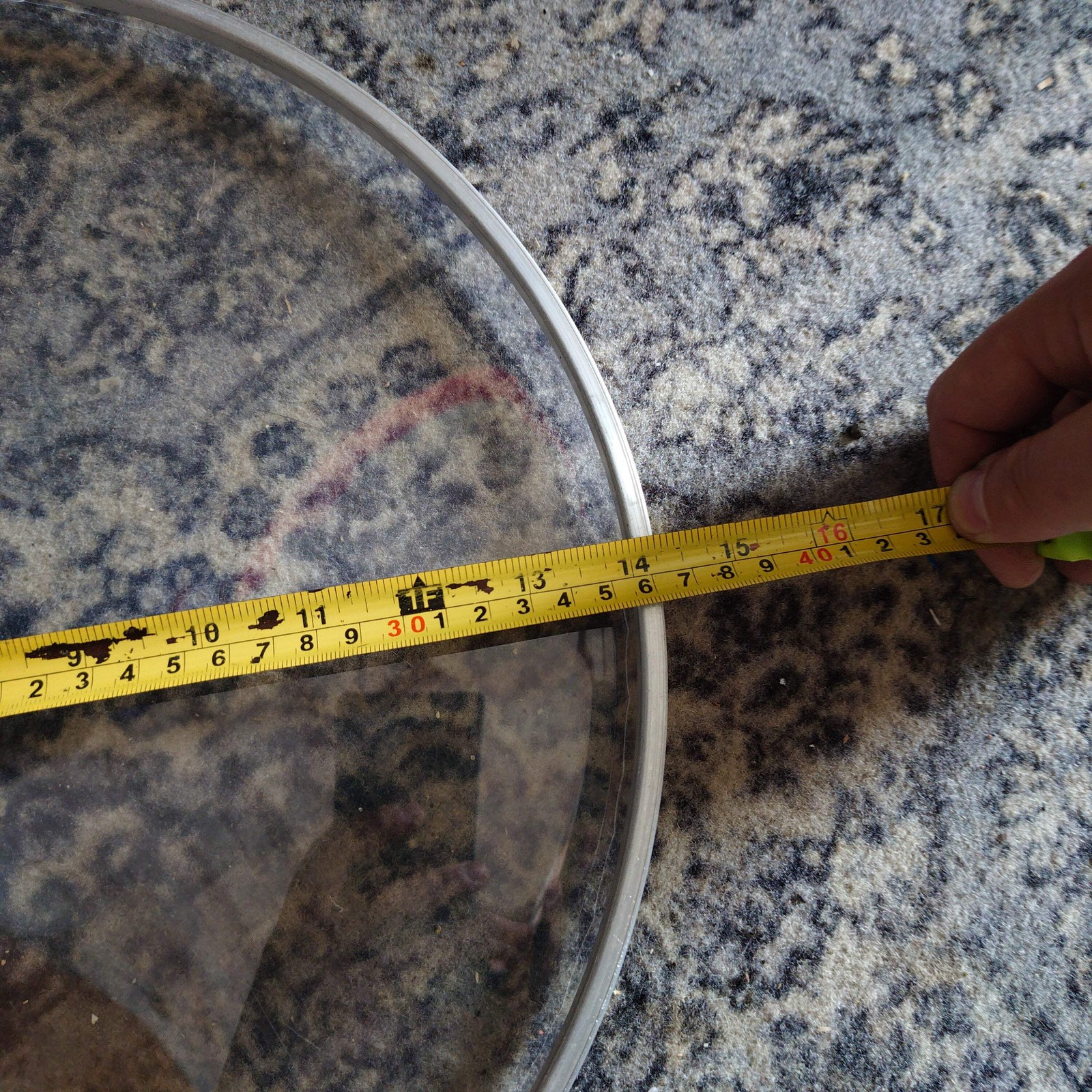 Vintage Rose Morris Superhead 14" Clear Drum Head