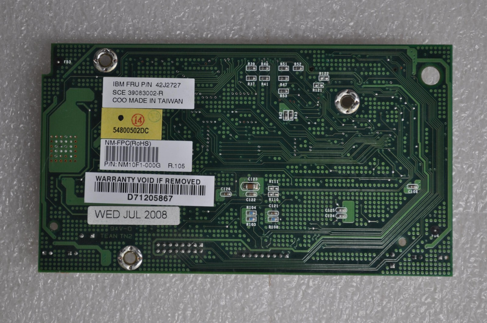 IBM SurePOS 4838 Front Panel Controller 42J2727