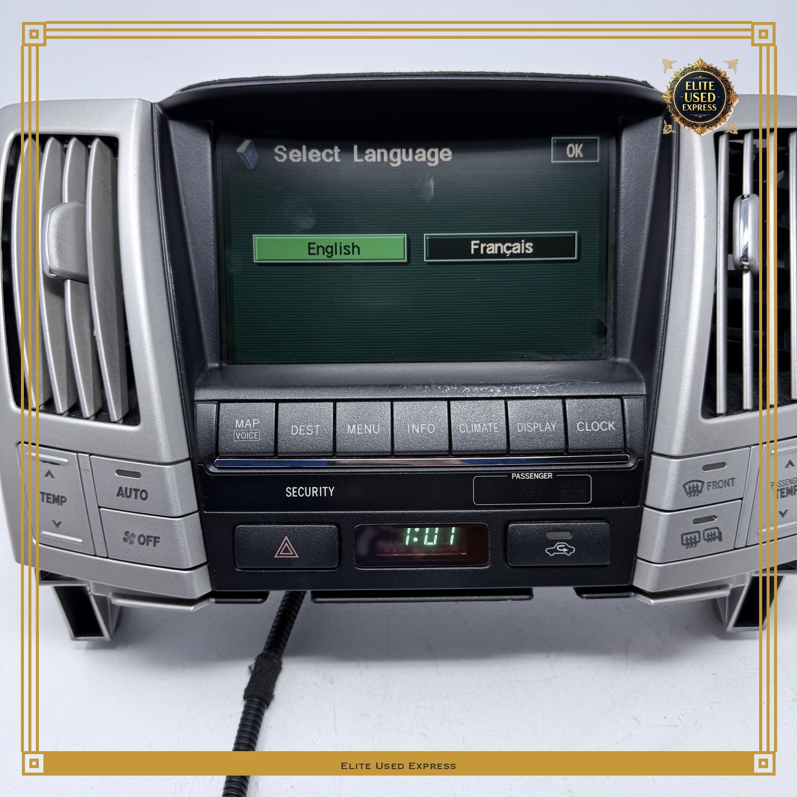 2004-2006 Lexus RX330 Center Multifunction Display Screen 86110-48250 OEM