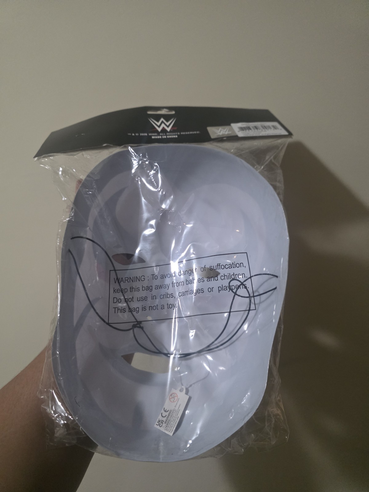 WWE Authentic Danhausen Mask IN HAND SHIPS NOW