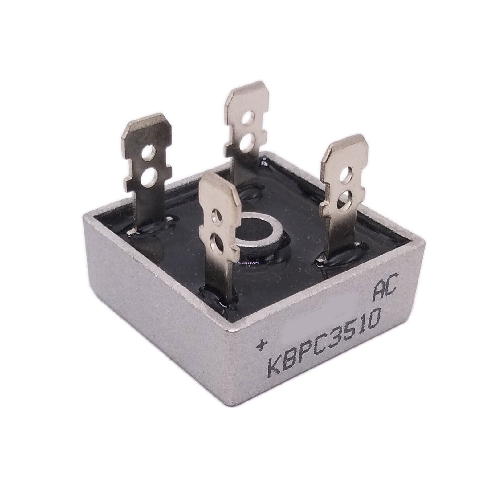 10pcs KBPC3510 Bridge Rectifier 1ph 35A 1000V Metal Case Diode