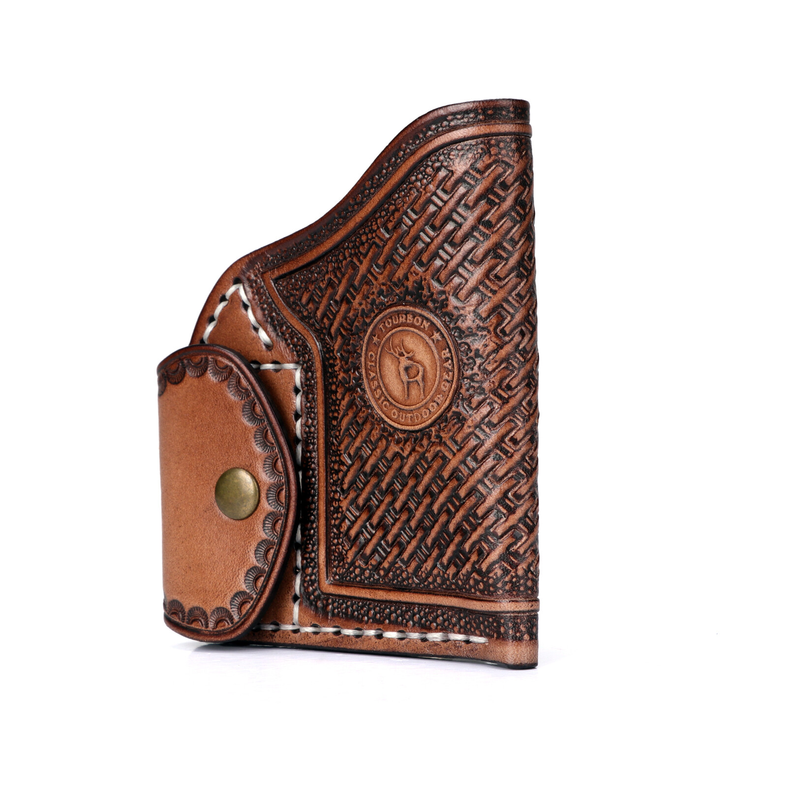 Tourbon Leather Holster for NAA Mini Revolver Ammo Holder Left/Right Handed