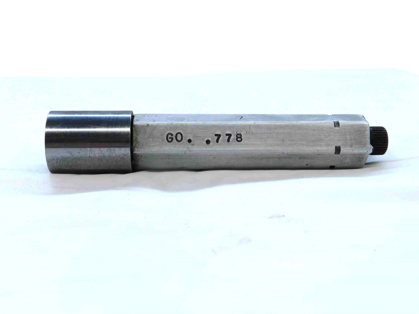 .7780 CLASS Z PIN PLUG GAGE .7813 -.0033 UNDERSIZE 25/32 19.761 mm .778 CHECK
