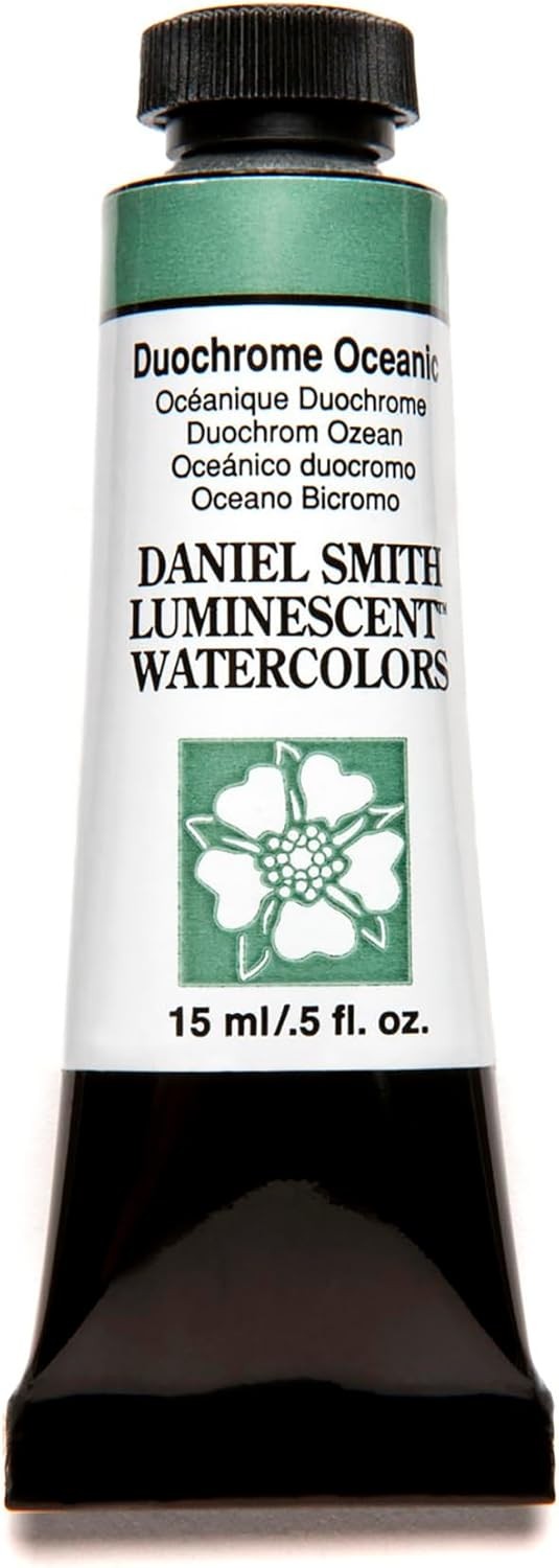 Daniel Smith Extra Fine Watercolor 0.5 Fl Oz (Pack of 1), Duochrome, Oceanic
