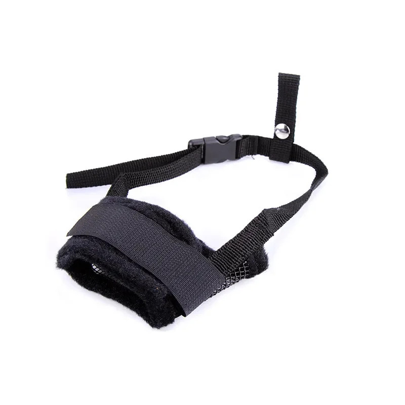 Pet Dog Adjustable Bark Bite Mesh Mouth Muzzle Grooming anti Stop Chewing for Sm