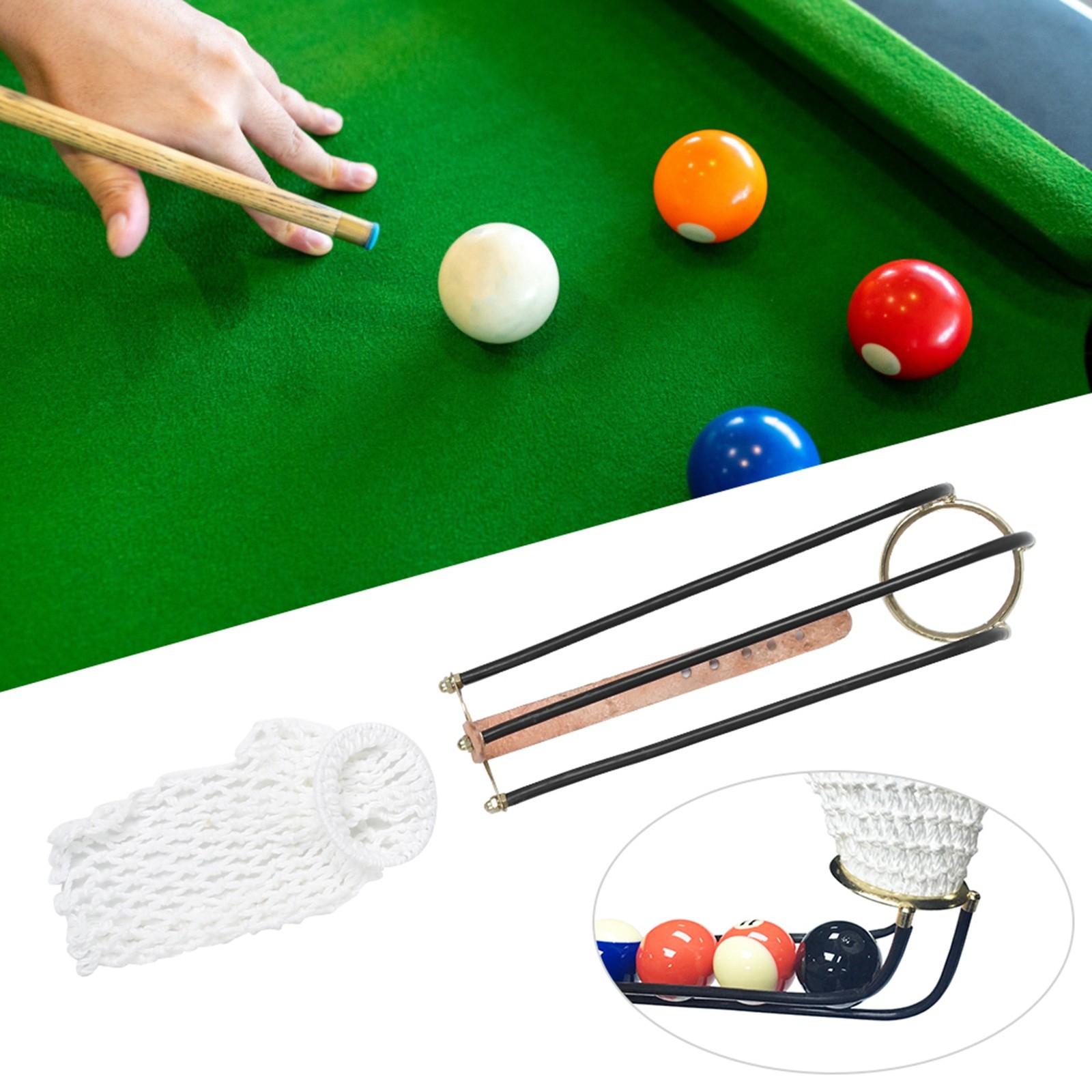 6 Pcs Billiards Table Pocket Rail Set Adjustable Length Easy Installation For Po