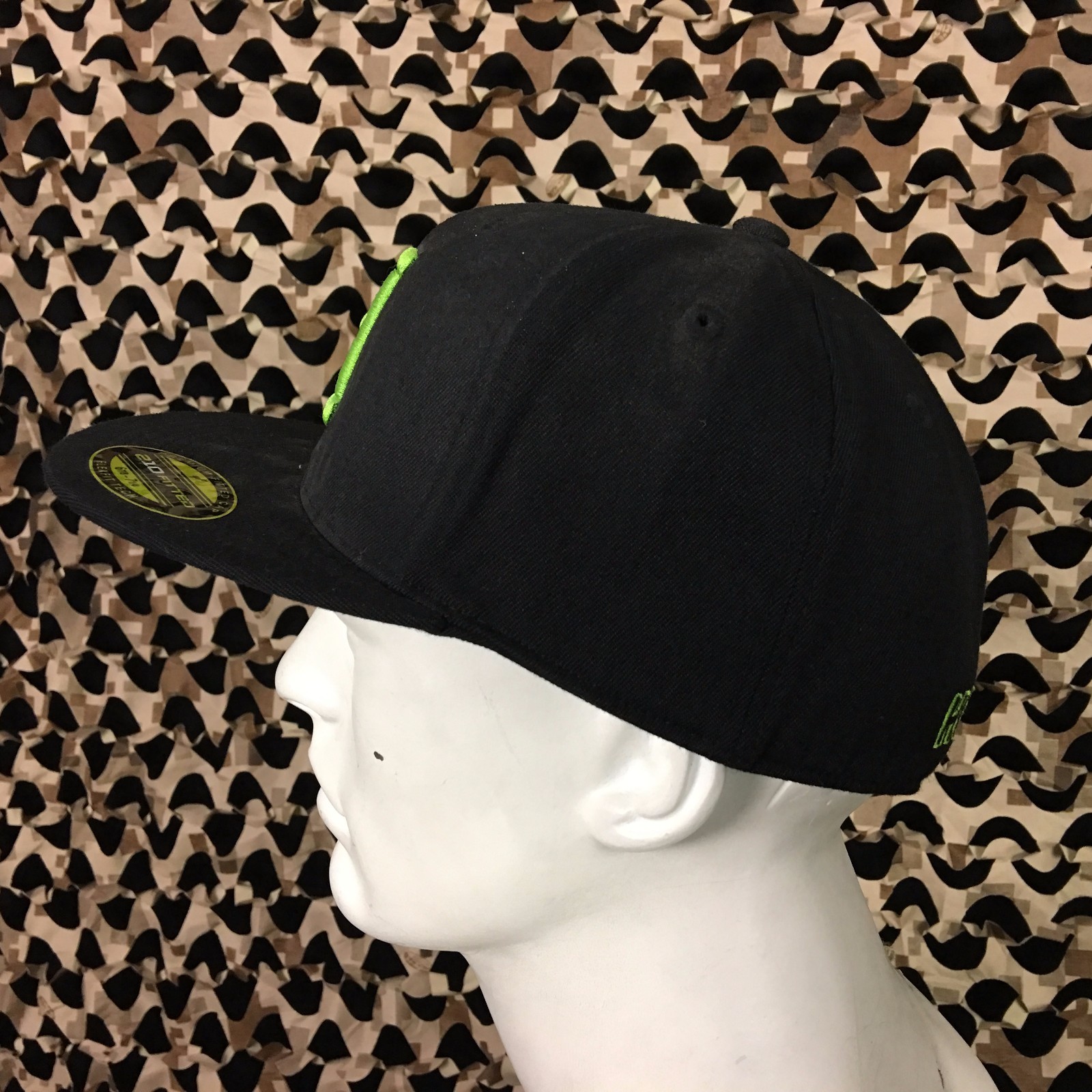 NEW HK Army Flex Fit H Hat - Neon - Small/Medium