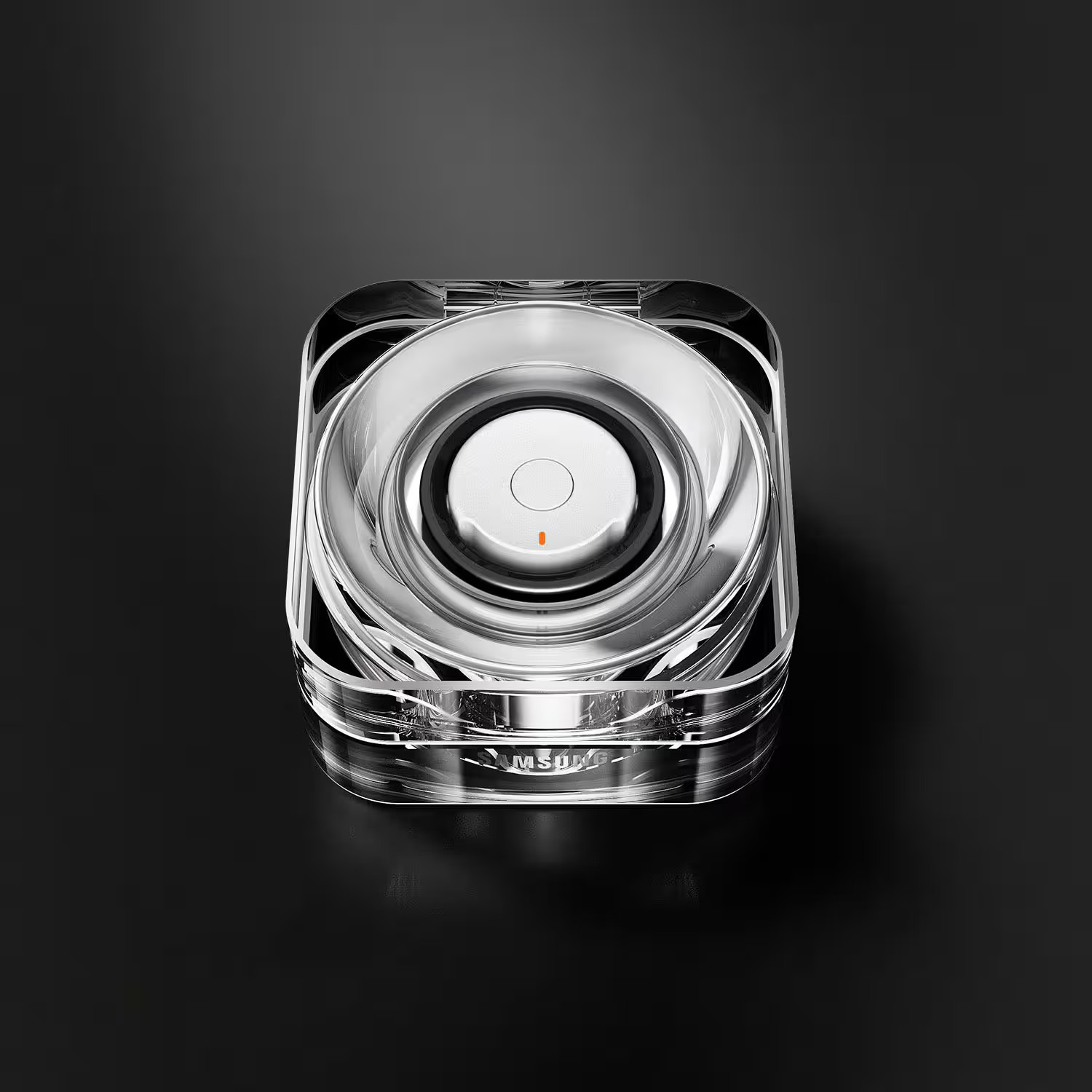 Samsung - Galaxy Ring Charging Case Size 8 - White